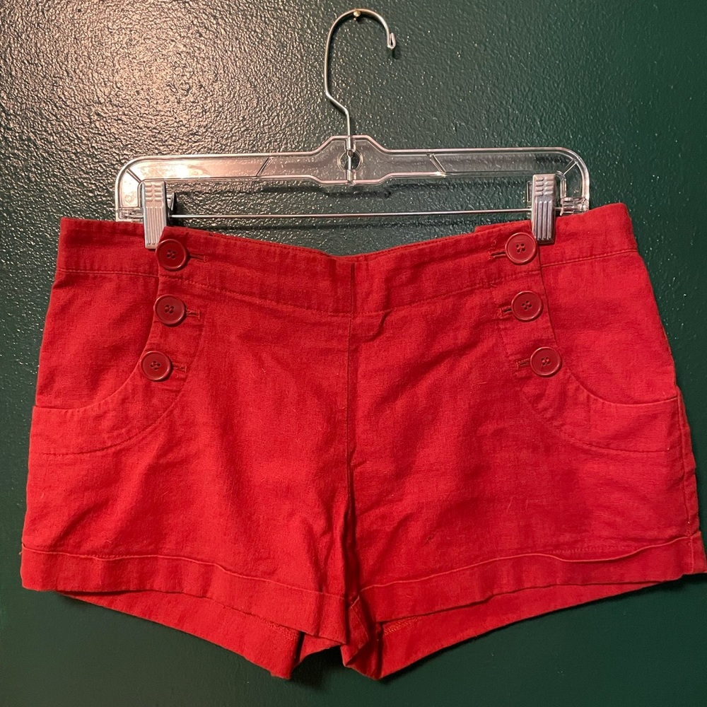 Red Sailor Shorts